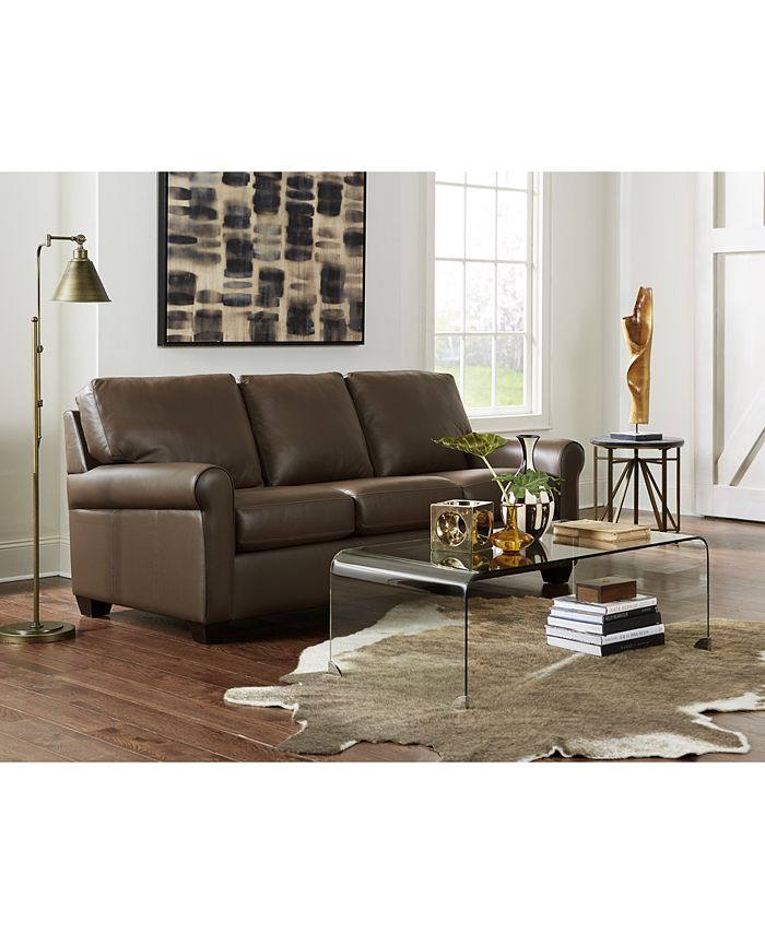 Furniture Savoy Ii Leather Sofa, Kaleb 84 Tufted Leather Sofa And 61 Loveseat Set Created For Macy S
