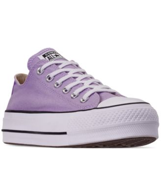 converse women's chuck taylor lift casual sneakers from finish line