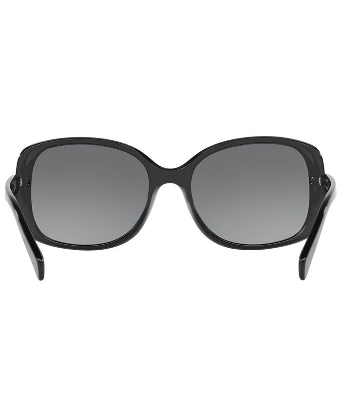 PRADA Polarized Sunglasses, PR 08OS - Macy's