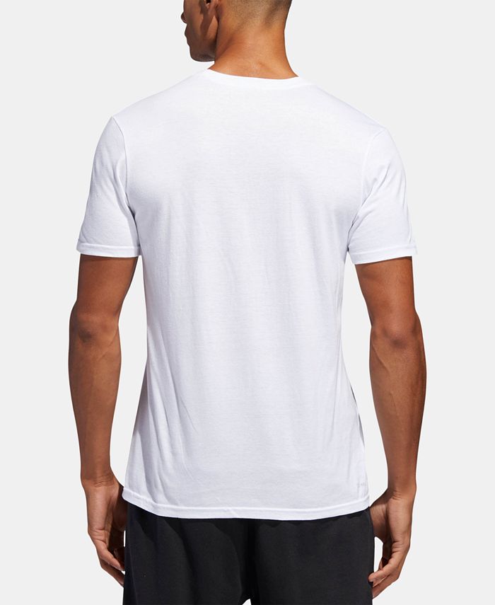 adidas Men's ClimaLite® Logo T-Shirt - Macy's