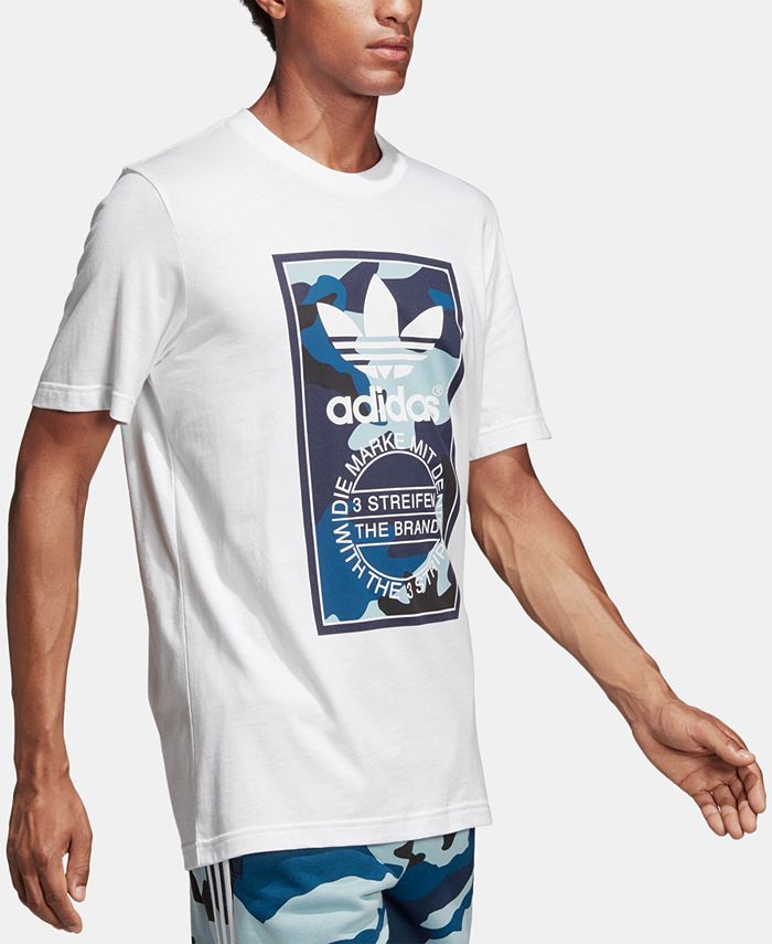 adidas adidas Men's Originals Camo-Logo T-Shirt - Macy's