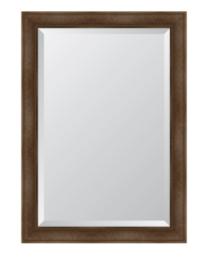 Melissa Van Hise Warm Walnut Framed Mirror - 30" X 42" X 2" In Brown