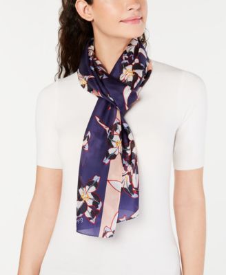 oblong silk scarf