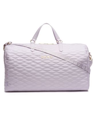 Dkny quilted barrel duffle large sale