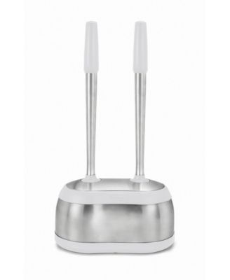 Dual Bath Caddy with Bonus Brush