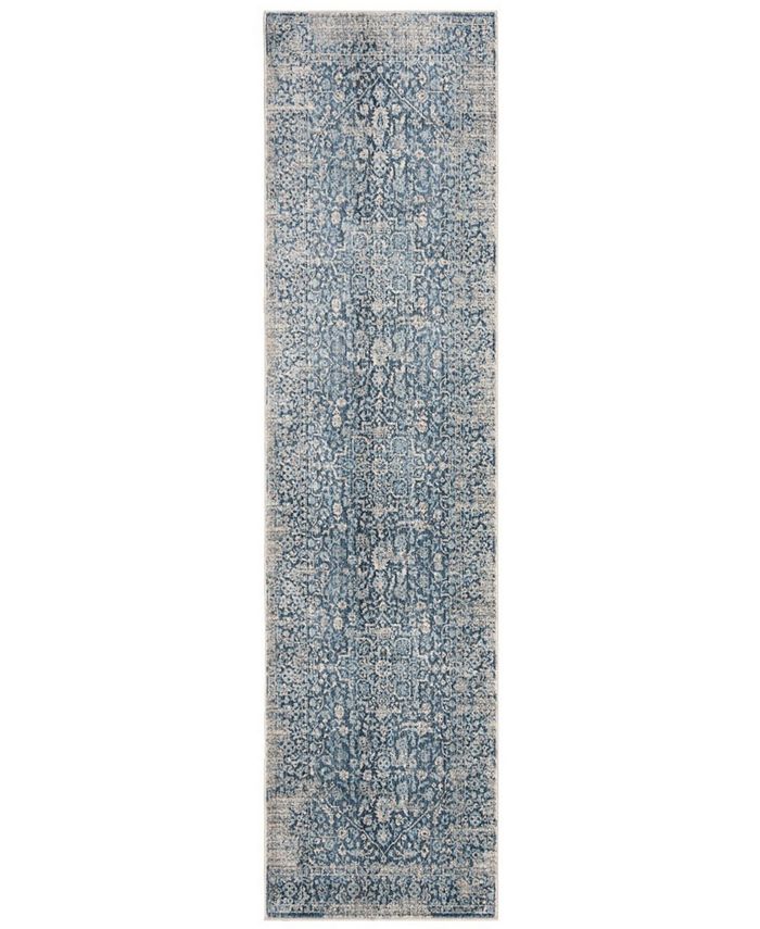 Safavieh Vintage Persian Blue and Ivory 2'2" x 12' Runner Area Rug