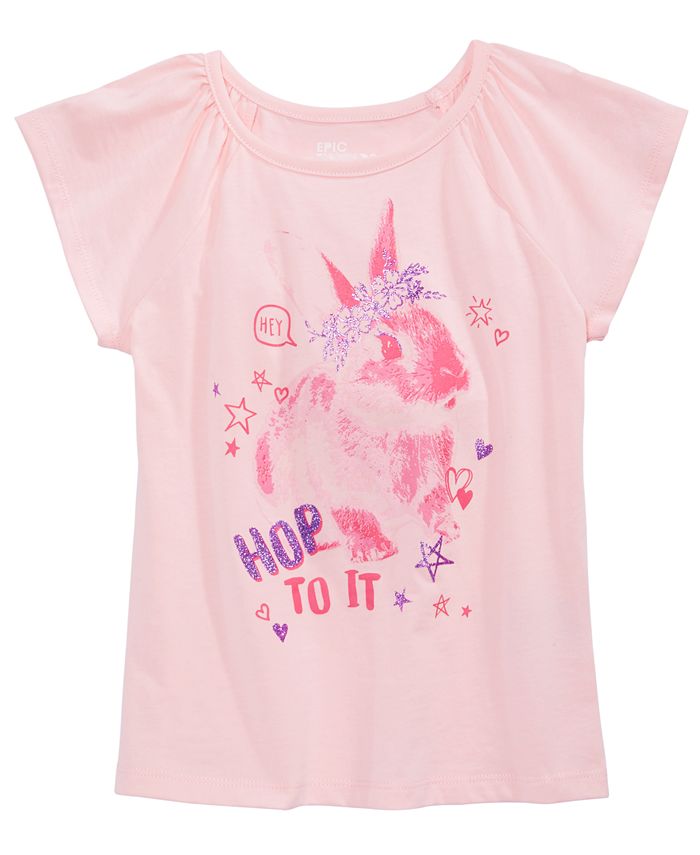 Epic Threads Toddler Girls Hop To It T-Shirt, Created for Macy's ...
