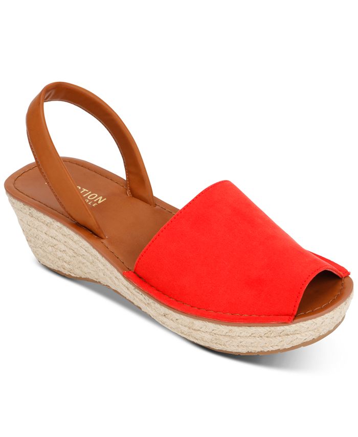 Kenneth cole reaction women's discount fine glass platform wedge sandals
