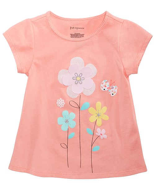 First Impressions Toddler Girls Spring Graphic T Shirt Created