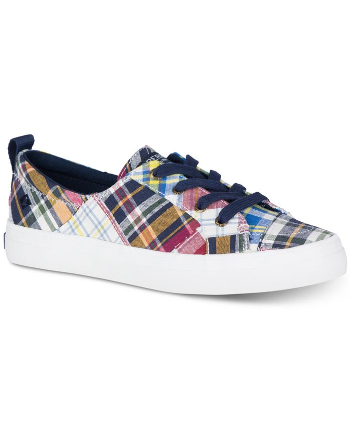 Sperry Women s Crest Vibe Memory Foam Lace Up Fashion Sneakers