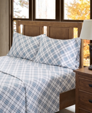 True North Cotton Flannel 4-Piece Full Sheet Set Bedding