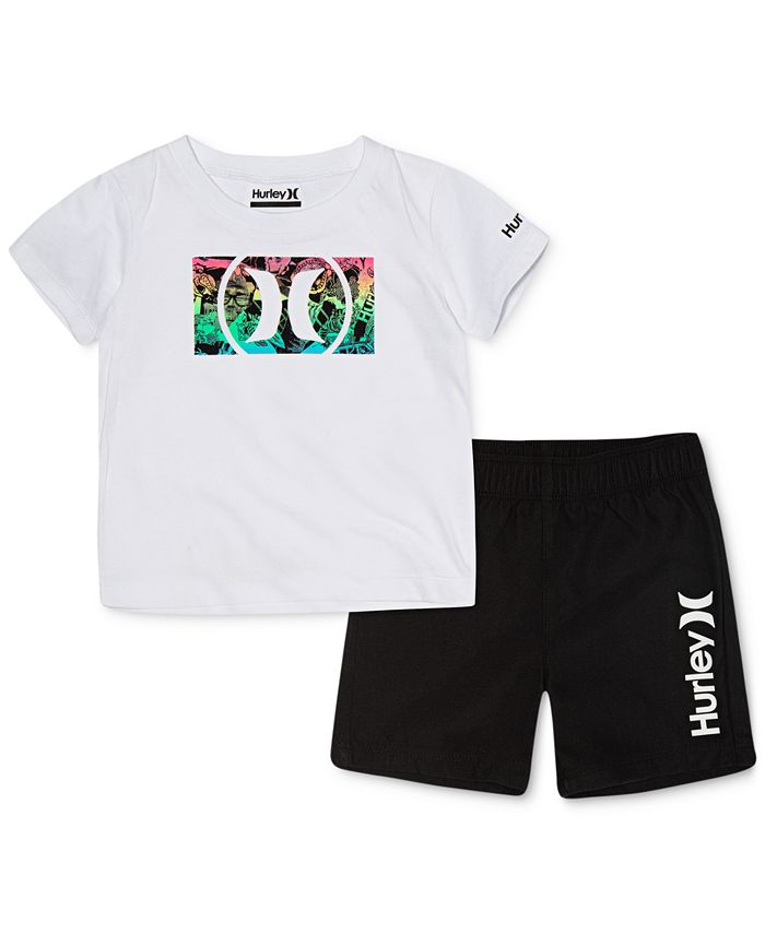 Baby boy hurley swim trunks cheap
