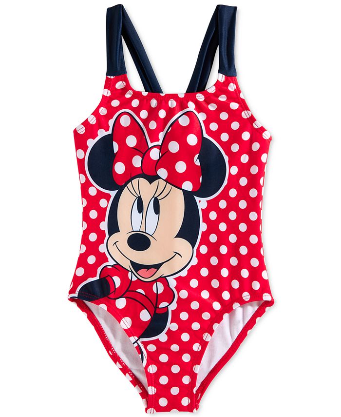 Dreamwave Little Girl Minnie Mouse Graphic Swimsuit - Macy's