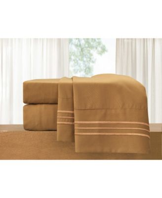 Luxury Soft Solid 4-Pc. Sheet Set, Queen