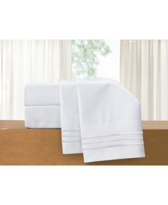 Luxury Soft Solid 4-Pc. Sheet Set, Queen