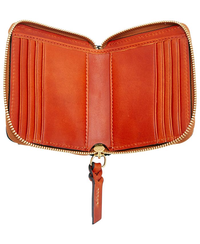 Dooney & Bourke Pebble Leather Zip Wallet Macy's