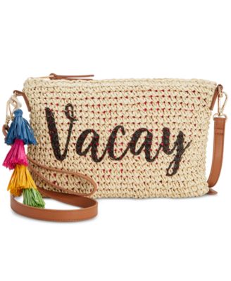 INC International Concepts - Tropical Straw Crossbody