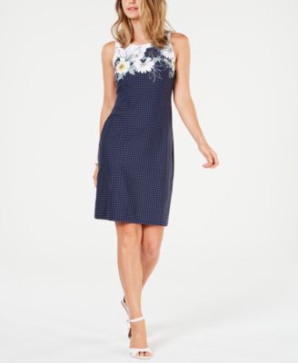 macys petite floral dresses