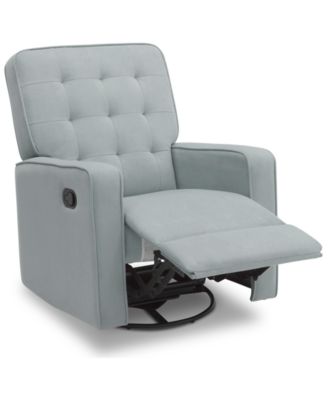 delta upholstered swivel glider chair