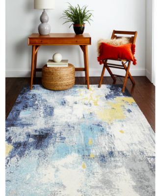 Medley 5570A Ivory/Blue Area Rug
