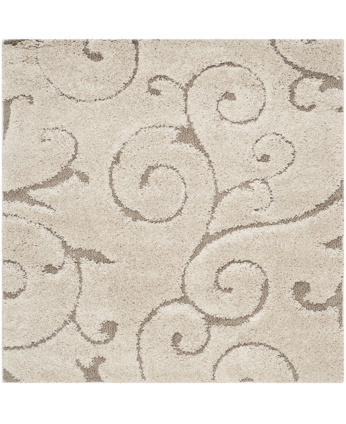 Safavieh Shag 9' x 9' Square Area Rug - Cream/Beige