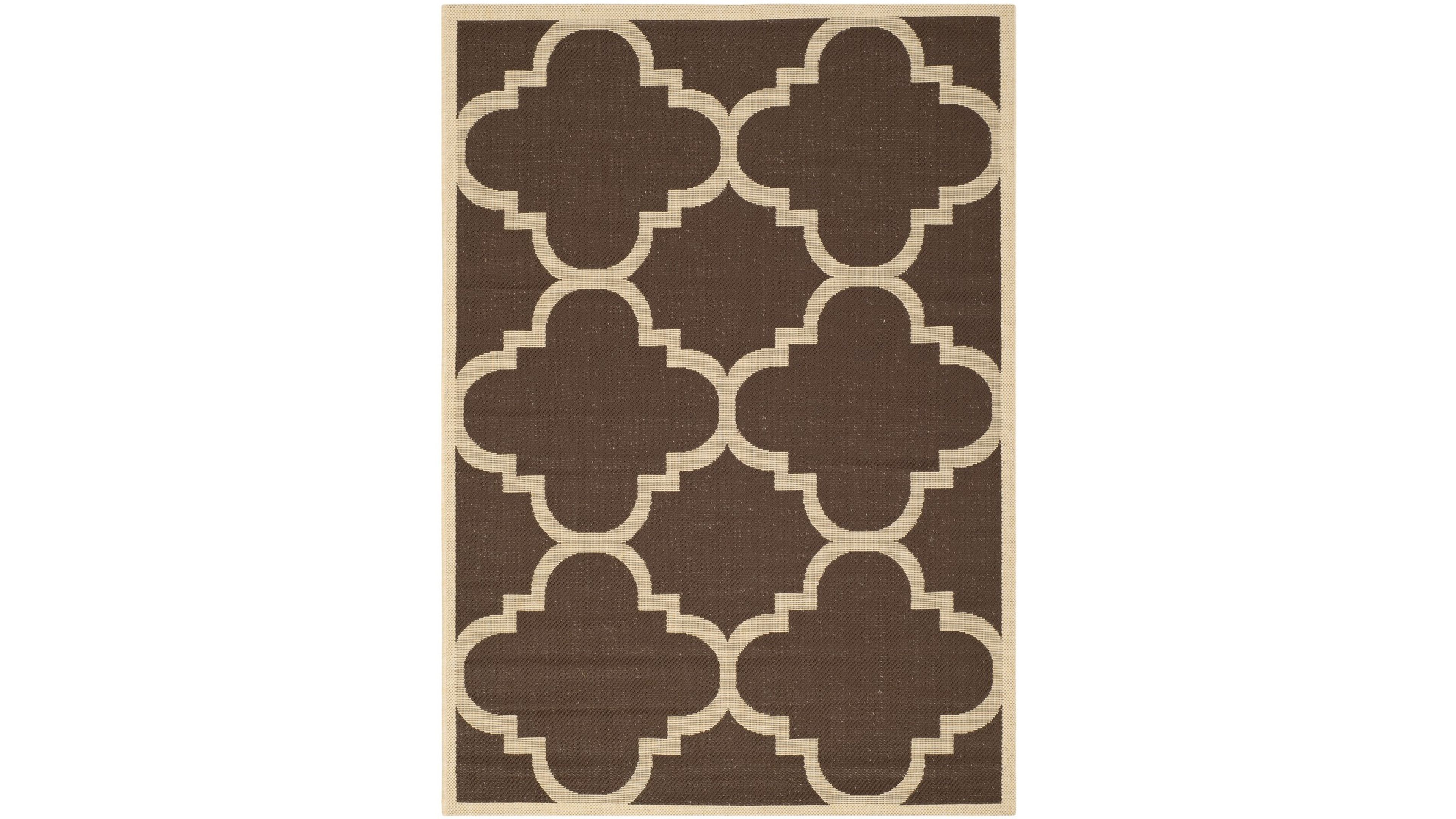 Safavieh Courtyard CY6243 Dark Brown 8' x 11' Sisal Weave Outdoor Area Rug