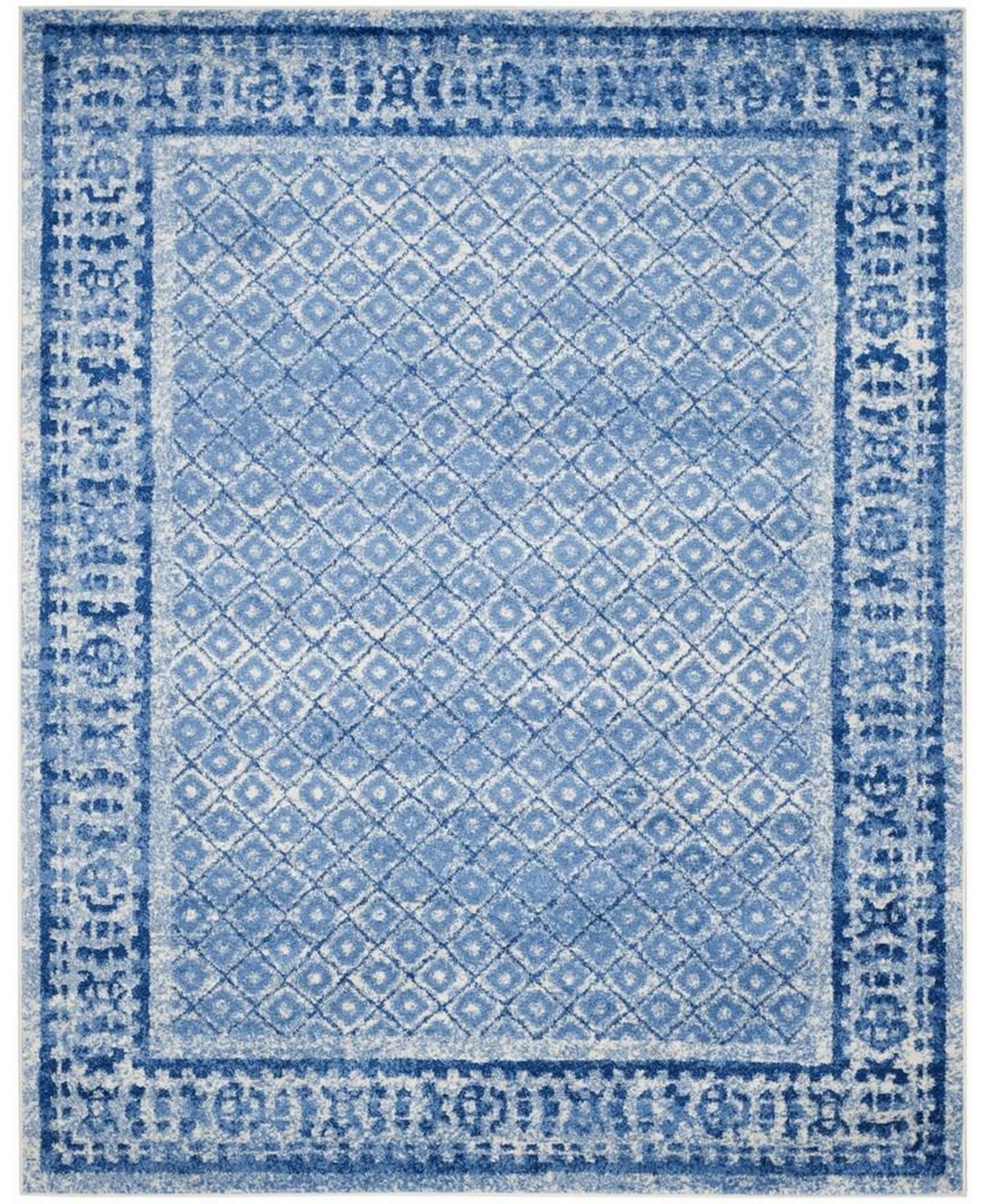 Safavieh Adirondack Silver and Blue 9' x 12' Area Rug - Silver