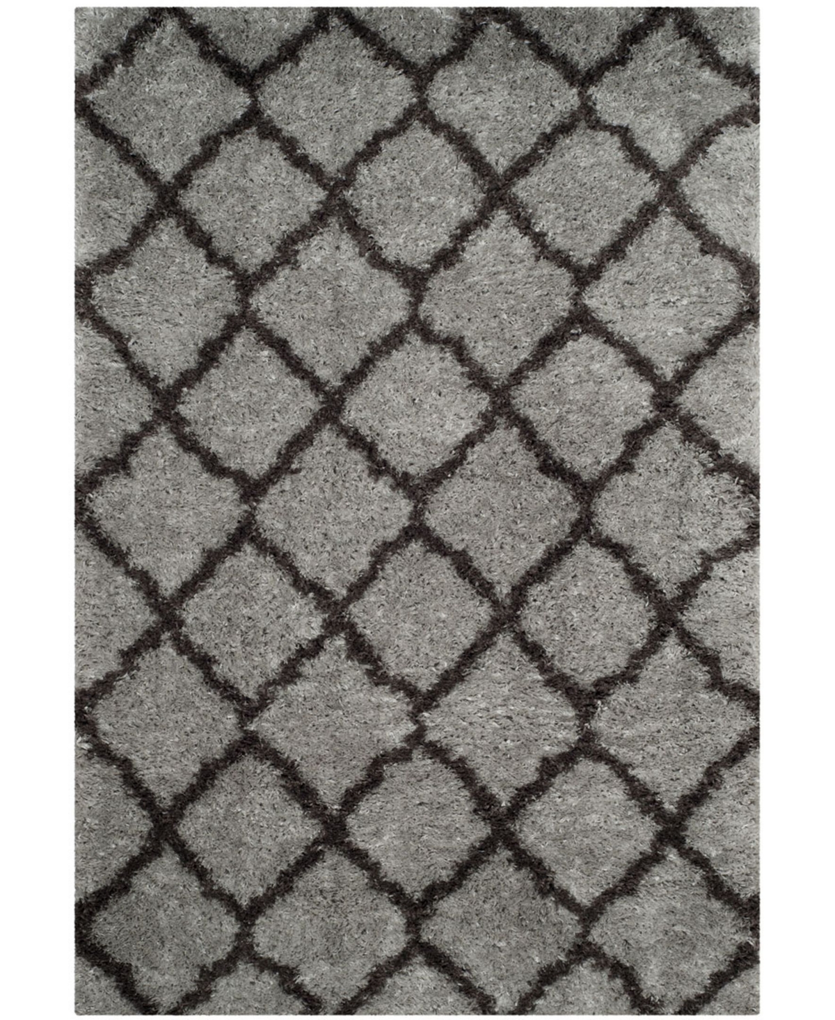 Safavieh Indie 6'7in x 9'2in Area Rug - Grey/Dark Grey