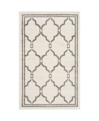 Amherst Ivory and Gray 5' x 5' Square Area Rug