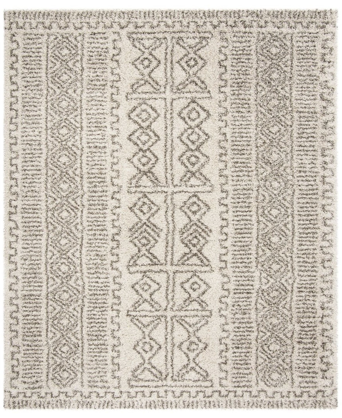 Safavieh Hudson Ivory and Gray 8' x 10' Area Rug - Ivory