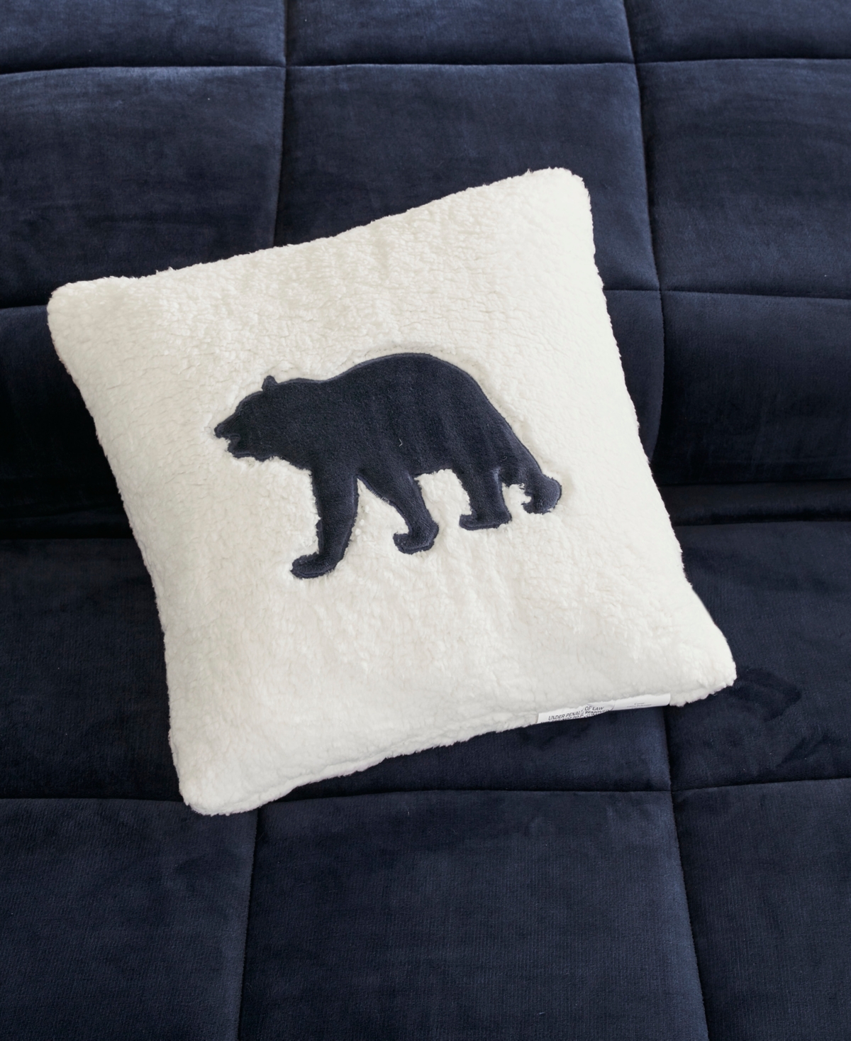Macy's Woolrich Alton 4-pc. King Comforter Set In Navy,ivory