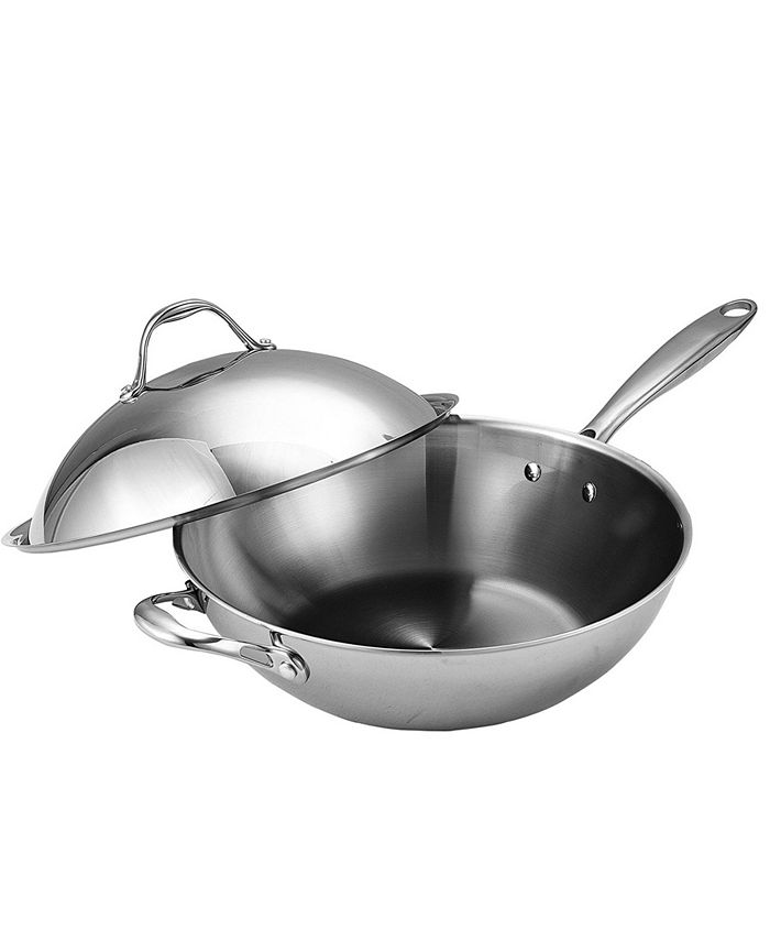 Pro-Series 5-ply Bonded Stainless Steel 8¾ inch Skillet Made in