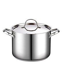 8-Quart Classic Stainless Steel Stockpot with Lid
