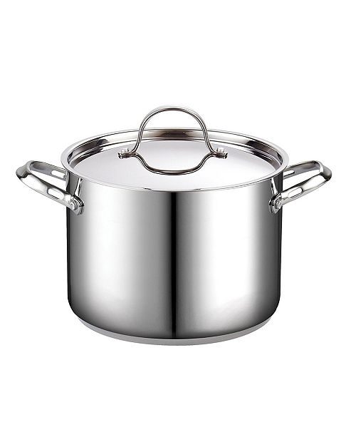 Cooks Standard 8-Quart Classic Stainless Steel Stockpot with Lid & Reviews - Cookware - Kitchen 