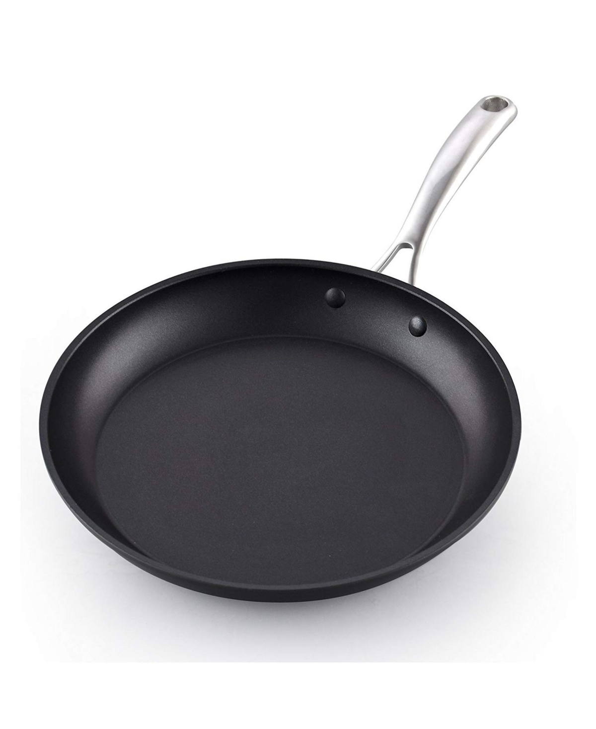 Cooks Standard Frying Omelet Pan, Classic Hard Anodized Nonstick 12-Inch/30cm Saute Skillet Egg Pan,- Black