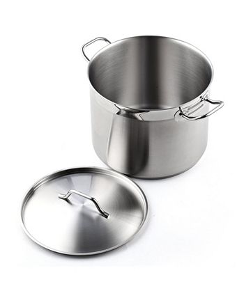Cooks Standard 9 qt. Stainless Steel Dutch Oven Stockpot with Lid