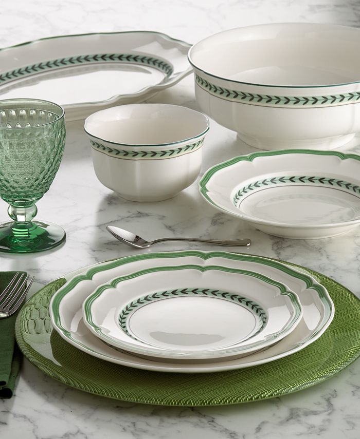 Villeroy & Boch French Garden Green Line Dinnerware Collection - Macy's