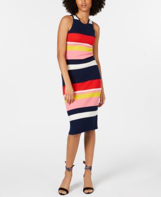 Trina Turk - Colorblocked Merino Wool Sweater Dress