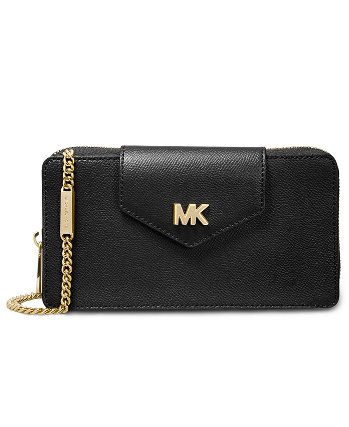 Michael Kors Crossgrain Leather Phone Crossbody - Macy's