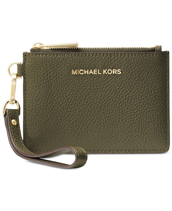 Michael kors mercer pebble leather coin purse online