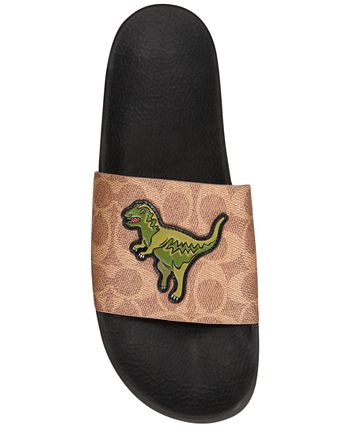 Coach dinosaur hot sale slides