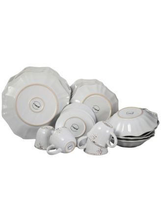 Fleur De Lys 20 Pc. Dinnerware Set, Service for 4
