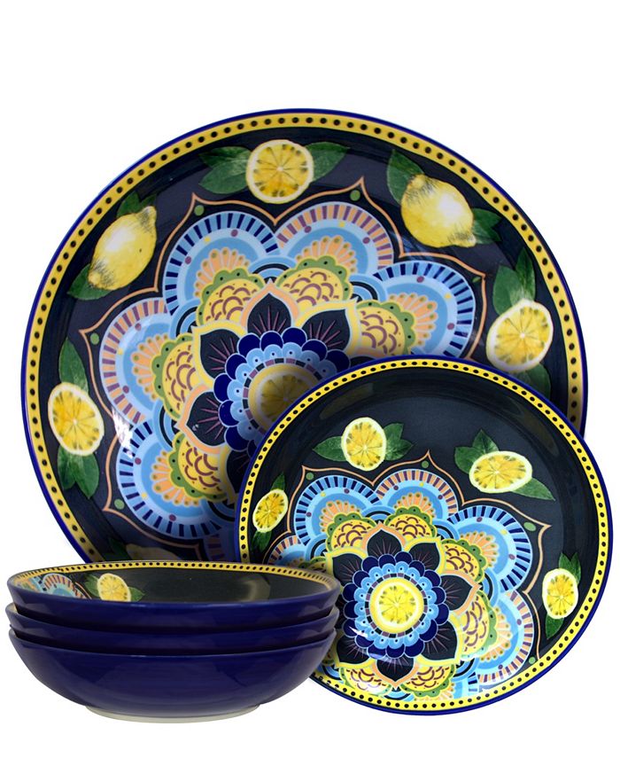 Laurie Gates Elama 5 Piece Pasta Serving Bowl Set Macy's