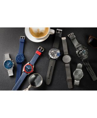 Men's Chronograph Mega Chief Gray Nylon Strap Watch 51mm  