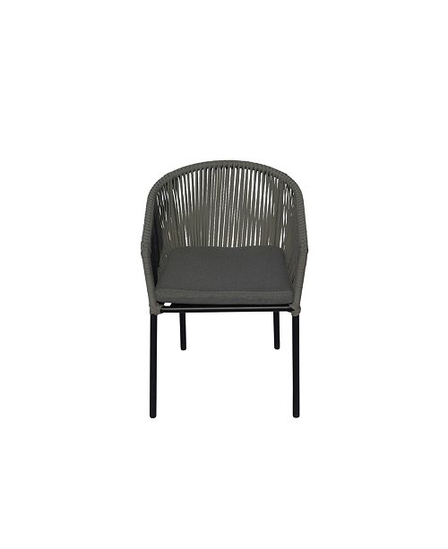 Courtyard Casual Osborne Aluminum Outdoor Dining Chairs 2 Piece