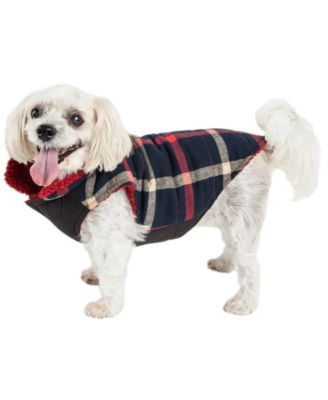 'Allegiance' Classical Plaided Insulated Dog Coat Jacket
