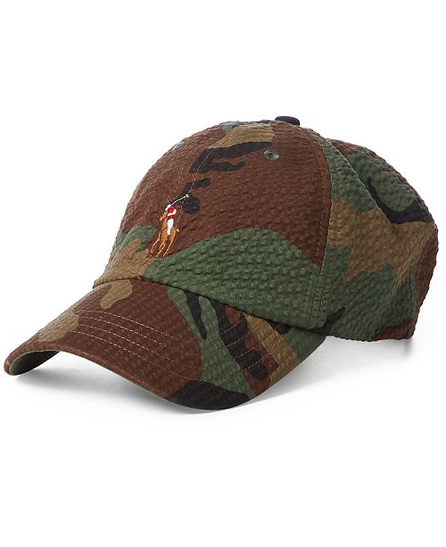Polo Ralph Lauren Men's Big & Tall Camouflage Cap & Reviews - Hats ...