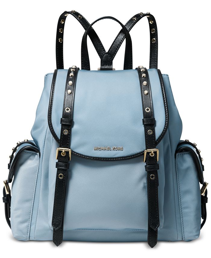 Michael Kors Leila Medium Flap Nylon Backpack & Reviews - Handbags &  Accessories - Macy's
