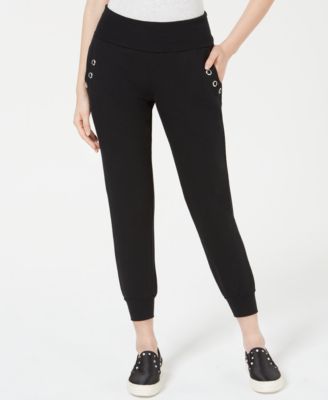 Material Girl - Juniors' Grommet Biker Sweatpants