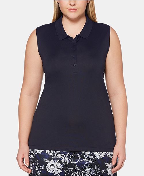 Callaway Plus Size Sleeveless Golf Polo Reviews Tops Plus